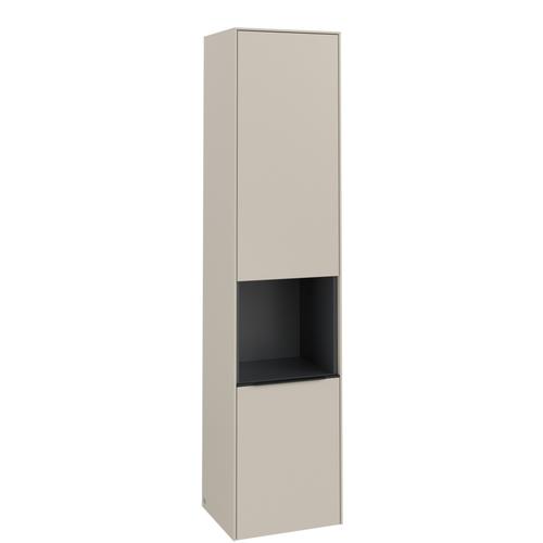 Villeroy & Boch Subway 3.0 Hochschrank, 2 Türen, 400 x 1710 x 346,5 mm, Cashmere Grey / Cashmere Gre C58901VN