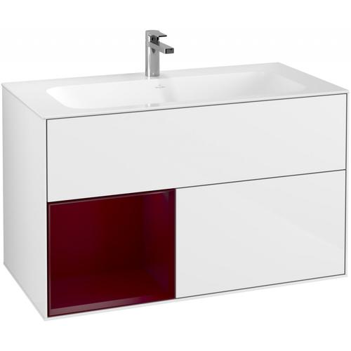 Villeroy & Boch Waschtischunterschrank Finion F03 996x591x498mm mit Regalelement , F030HBGF F030HBGF