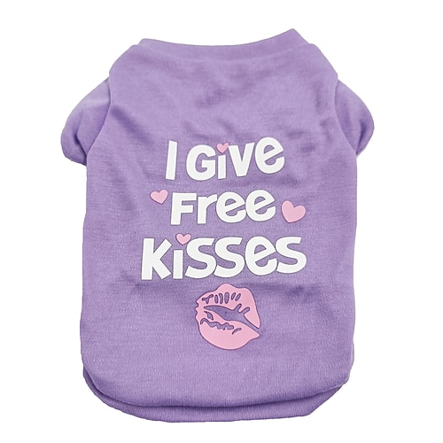 Hund Katze Hemd / T-Shirt Mode Niedlich Atmungsaktiv Weich Waschbar Bequem Outdoor Alltagstauglich Hundebekleidung for Bichon Frise Zwergspitz Baby Haustier Papillon Klein Image