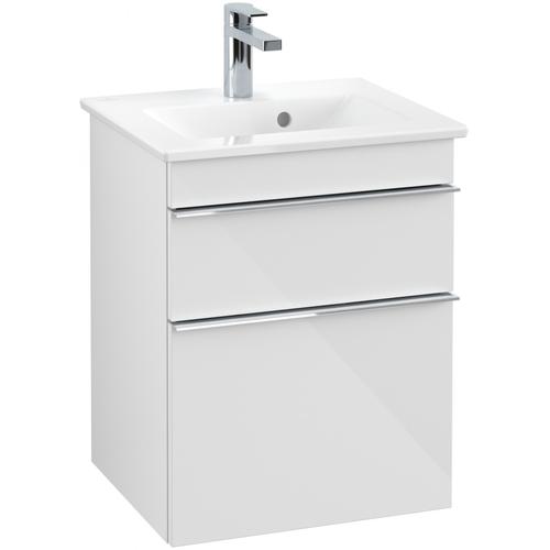 Villeroy & Boch Waschtischunterschrank Venticello A92201DH, B:466, H:590, T:426mm, Glossy White A92201DH