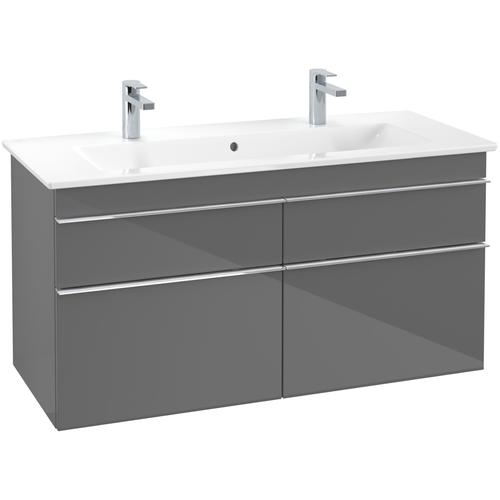 Villeroy & Boch Waschtischunterschrank Venticello A92901FP, B:1153, H:590, T:502mm, Glossy Grey A92901FP