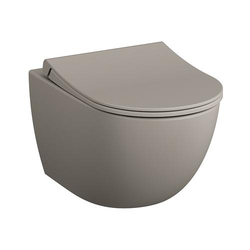 Vitra Sento Wand-WC VitrAflush 2.0 Taupe Matt, 7748B020-0101 7748B020-0101