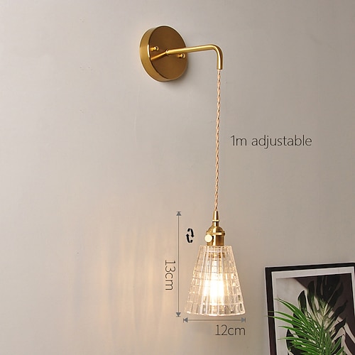 LED-Innenwandleuchten Warmweiß Retro Industrie Vintage Pendelleuchte Klarglas Deckenleuchte E27 Restaurant Eingangsbereich 85-265V Image