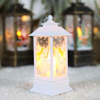 Christmas Decorative Lantern Led,Santa Snowman Elk Indoor Lanterns Decorative,Outdoor Hanging Lantern,Decorative Lanterns.