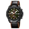Montre à Quartz pour Hommes SKMEI Montre de Mode d'Affaires Lumineuse Chronomètre Calendrier Étanche Montre en Cuir