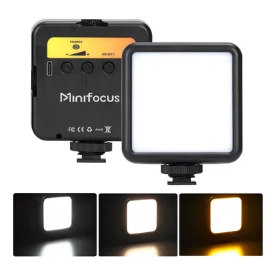 LED Video Light Portable Photography On-Camera 2500K-7000K Bi-Color lighting Cold Shoe for DSLR
