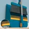 1 Set Household Broom And Dustpan Set Durable Sweeping Broom And Dustpan With Long Handle For Home Office School Dorm
