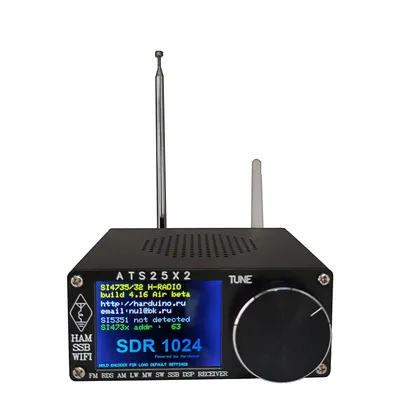 NEW ATS-25X2 RDS Firmwa 4.1X/5.3B Network WIFI Configuration Full-band Radio With Spectrum Scanning DSP Receiver ATS25 ATS25X2