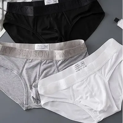 Pinky Seaso Marke Meistverkaufte Sexy Dreieck Hosen Modale Dünne Einfarbig Unterwäsche männer Modale Briefs Lüften Plus Größe Männer Image