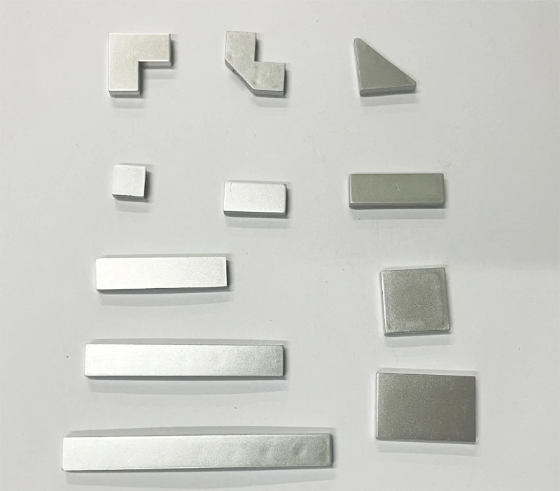Carreaux Argentés Métalliques pour Bricolage, Bloc Lumineux, Compatible avec les Autres Particules d'Assemblage, 10 Pièces