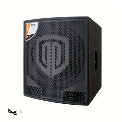 TEMU Pr18 18 Inch 2000w P.m.p.o Active Powered Pa Dj Subwoofer Cabinet