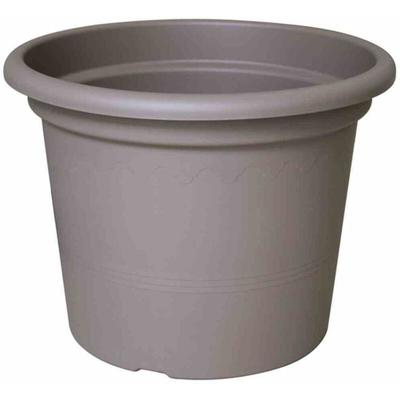 Euro3plast - Pflanzkübel geo 40 cm taupe