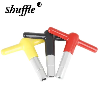 Drum Tuning Key Adjustment T-Wrench Zinc Alloy With Silicone Protective Sleeve Percussion Instrument