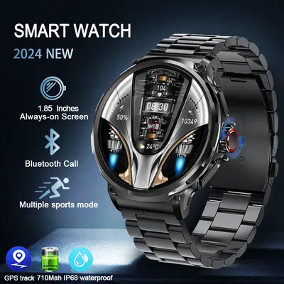 New 1.85 HD Screen For Samsung Galaxy Watch 6 Bluetooth Call Smartwatch 710mAh Health Monitor Men's