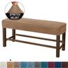 Velvet Elastic All-Inclusive Ultra Soft Bench Cover - Home Fabric Bench Cover - Stretchable and Durable - Perfect for Adding Comfort and Style to Your Bench - Easy to Install and Clean