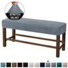 Velvet Elastic All-Inclusive Ultra Soft Bench Cover - Home Fabric Bench Cover - Stretchable and Durable - Perfect for Adding Comfort and Style to Your Bench - Easy to Install and Clean