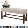 Velvet Elastic All-Inclusive Ultra Soft Bench Cover - Home Fabric Bench Cover - Stretchable and Durable - Perfect for Adding Comfort and Style to Your Bench - Easy to Install and Clean