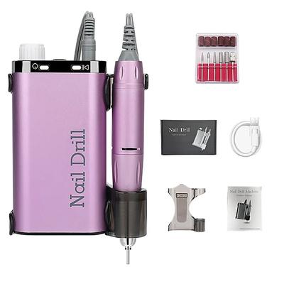 35000RPM Rechargeable USB Professional Electric Nail Drillfor ExfoliatingRemove GelPolish Manicure Salon