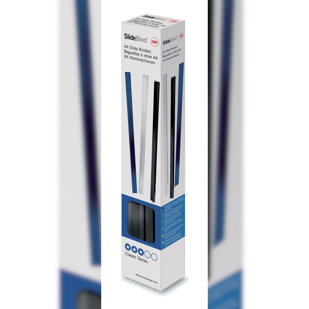 GBC Klemmschiene A4 5mm 25 Stück weiß Image