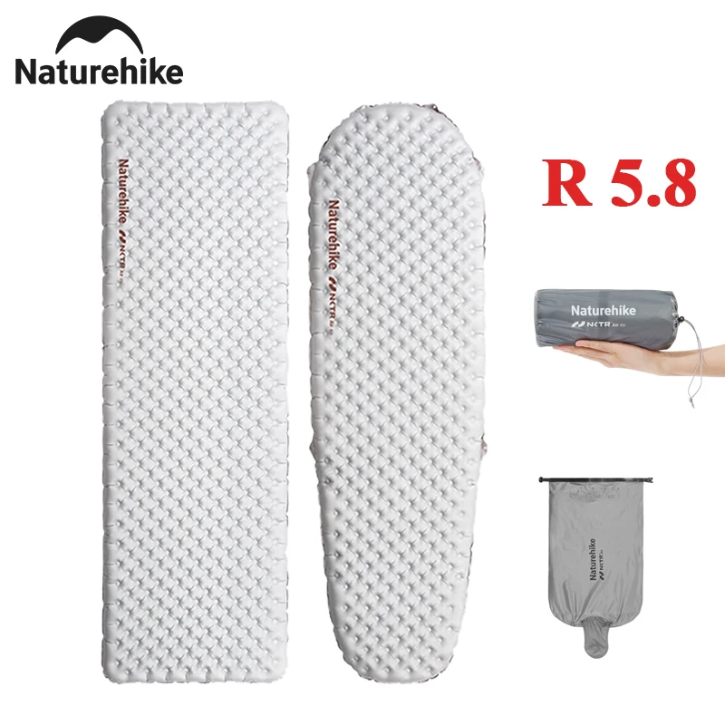 Naturehike Aufblasbare Matratze R 5,8 Outdoor Tragbare Faltbare Zelt Schlafen Einzel Pad Ultraleicht Wandern Reisen Camping Matte Image