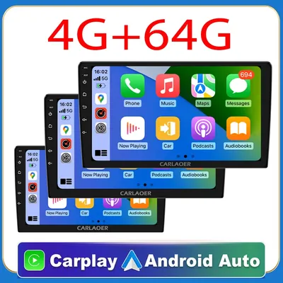 4G 64G Auto spielen Android Radio Multimedia 7 9 10 zoll CarPlay Android Auto 2 din Radio Stereo empfänger Player 2DIN GPS 4 Core
