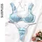 Ensemble de soutien-gorge en Satin pour femmes, Lingerie Sexy de luxe, sous-vêtements épissés en dentelle, Lingerie érotique, belles tenues intimes, sous-vêtements fantaisie