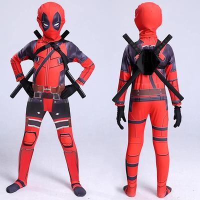 Deadpool Wolverine Deadpool Cosplay Costume Bodysuits Men's Boys Movie Cosplay Carnival Masquerade Party / Evening