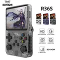 BOYHOM R36S Console per videogiochi portatile retrò Sistema Linux Schermo IPS da 3,5 pollici R35s Pro Lettore video tascabile portatile Giochi da 64 GB