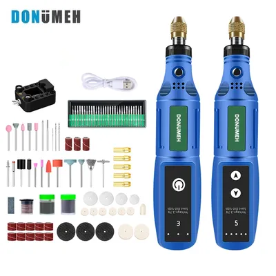 Mini Wireless Drill Engraving Polishing USB Rechargeable Cordless Rotary Tool Kit Woodworking Engraving Pen DIY Dremel Tools