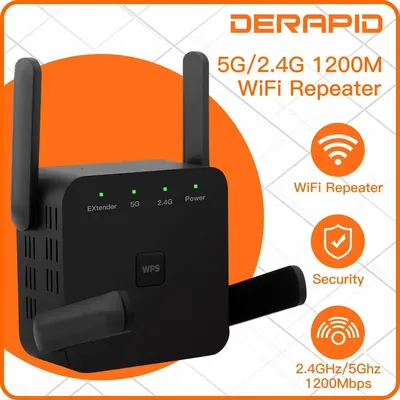 WiFi Repeater 1200Mbps 2,4 GHz/5GHz Wireless Range Extender Signal Verstärker Wi-Fi Repetidor Booster EU/Us-stecker Für Home Office