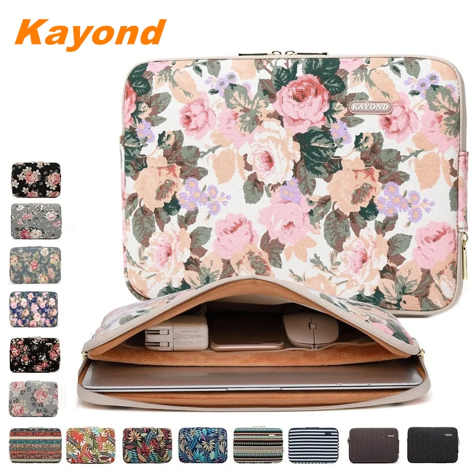 Kayond-Sacoche pour ordinateur portable en toile pour femme et homme, étui pour Macbook Air Pro, Dallas, ordinateur portable, ordinateur portable, livraison directe, 11,12 pouces, 13,14 pouces, 15,17