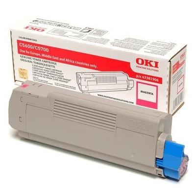 Original OKI 43381906 Toner Magenta