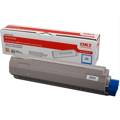 Original OKI 44059107 Toner Cyan