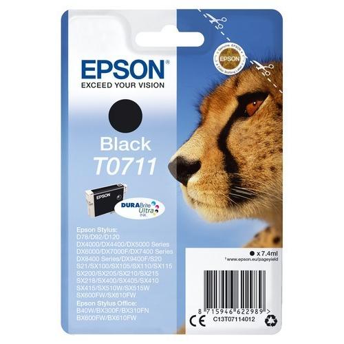 Original Epson C13T07114011 / T0711 Druckerpatrone Schwarz