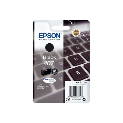 Original Epson C13T07U140 / 407 Druckerpatrone Schwarz