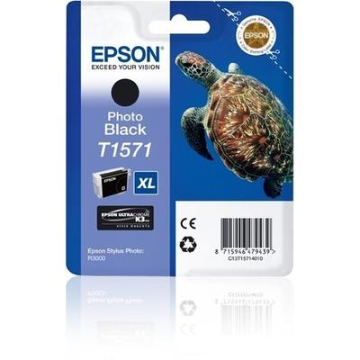 Original Epson C13T15714010 / T1571 Druckerpatrone Photo Schwarz