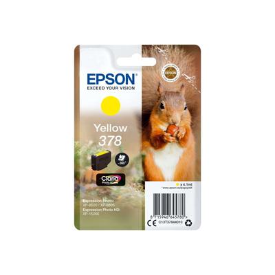 Original Epson C13T37844010 / 378 Druckerpatrone Gelb Image