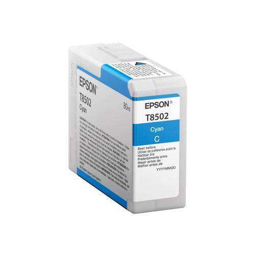 Original Epson C13T850200 / T8502 Druckerpatrone Cyan