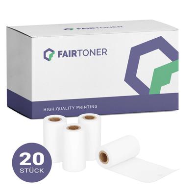 FairToner Kassenrollen 20x 80mm x 50m x 12mm 60mm