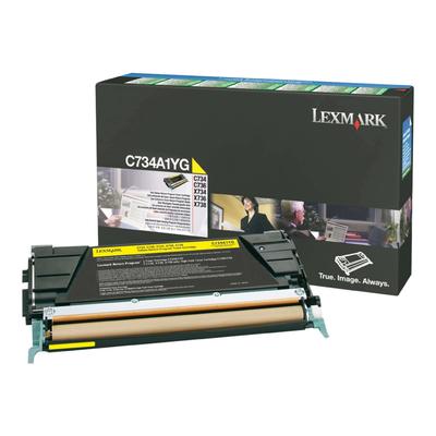Original Lexmark C734A1YG Toner Gelb Image