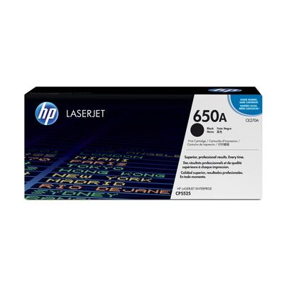 Original HP CE270A / 650A Toner Schwarz