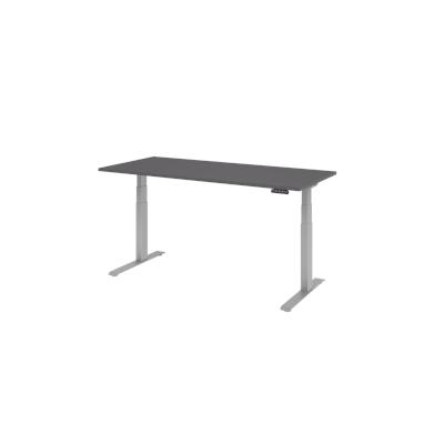 Hammerbacher-Sitz-Steh-Schreibtisch el.180x80cm Graphit-VXDKB19/G/S Image