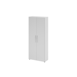Hammerbacher-Schrank 5 OH, 34,6cm tief BM Weiß/Grau-V4100/W/5/BM Image