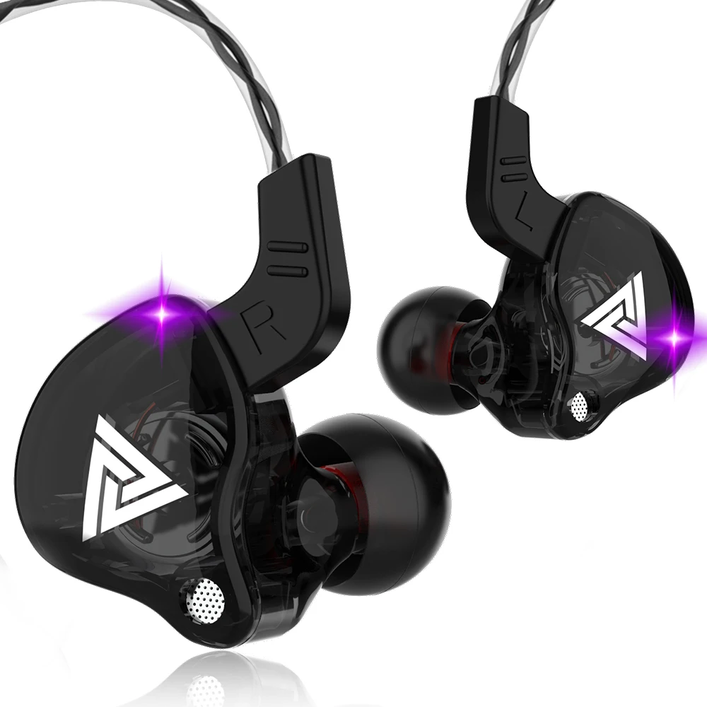 Original QKZ AK6 In-Ear-Kopfhörer 6, dynamische Treibereinheit, Kopfhörer mit Mikrofon, Stereo, Sport, HiFi, Subwoofer, Headset, Monitor-Ohrhörer Image