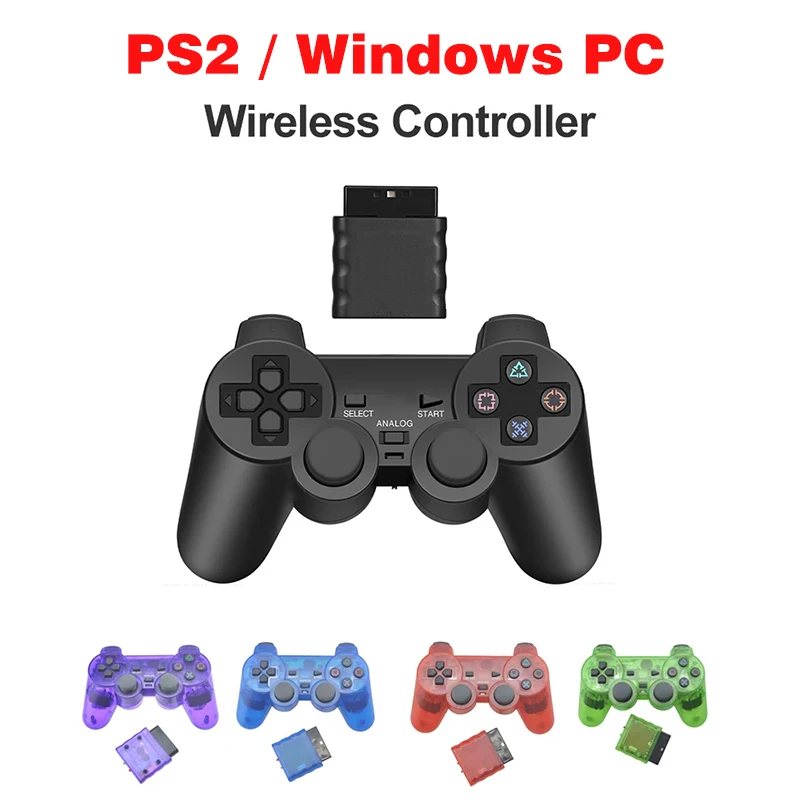 Wireless Controller Für PS2/PS1 Gamepad Dual Vibration Schock Für Sony Playstation 2 Joypad Joystick Controle USB PC spiel Konsole