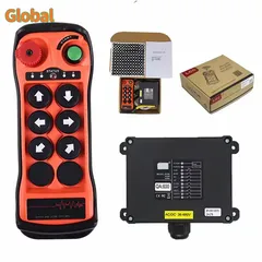 QA600 6 touches simple vitesse industrielle sans fil Radio grue commutateurs de télécommande palan