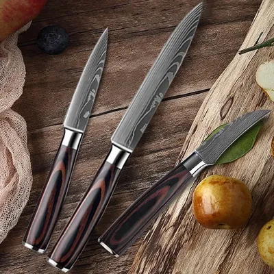 Kitchen Knife Chef Knives Meat Cleaver Fruit Vegetable Knife Slicing Knife Santoku Knife Damascus