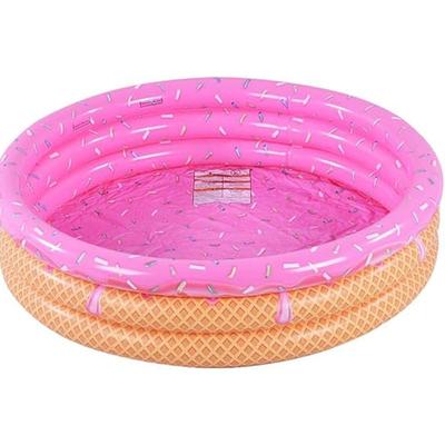 Kiddie Pool, Watermelon Hamburger Ice Cream Inflatable Pool, Water Pool in Summer