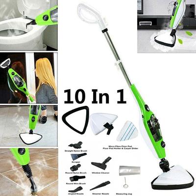 10-in-1 Steam Mop: Powerful Floor Steamer for Hardwood, Tile, Carpet, and Windows