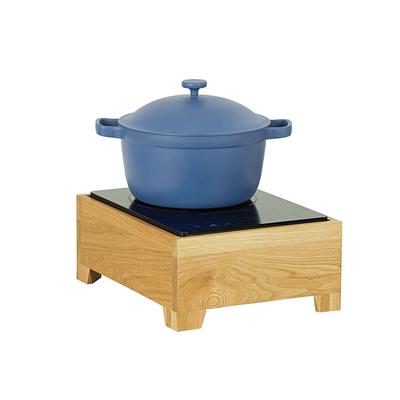 Cal-Mil 23181-21 Sydney Countertop Induction Range w/ 1 Burner - Oak, 120v, Brown